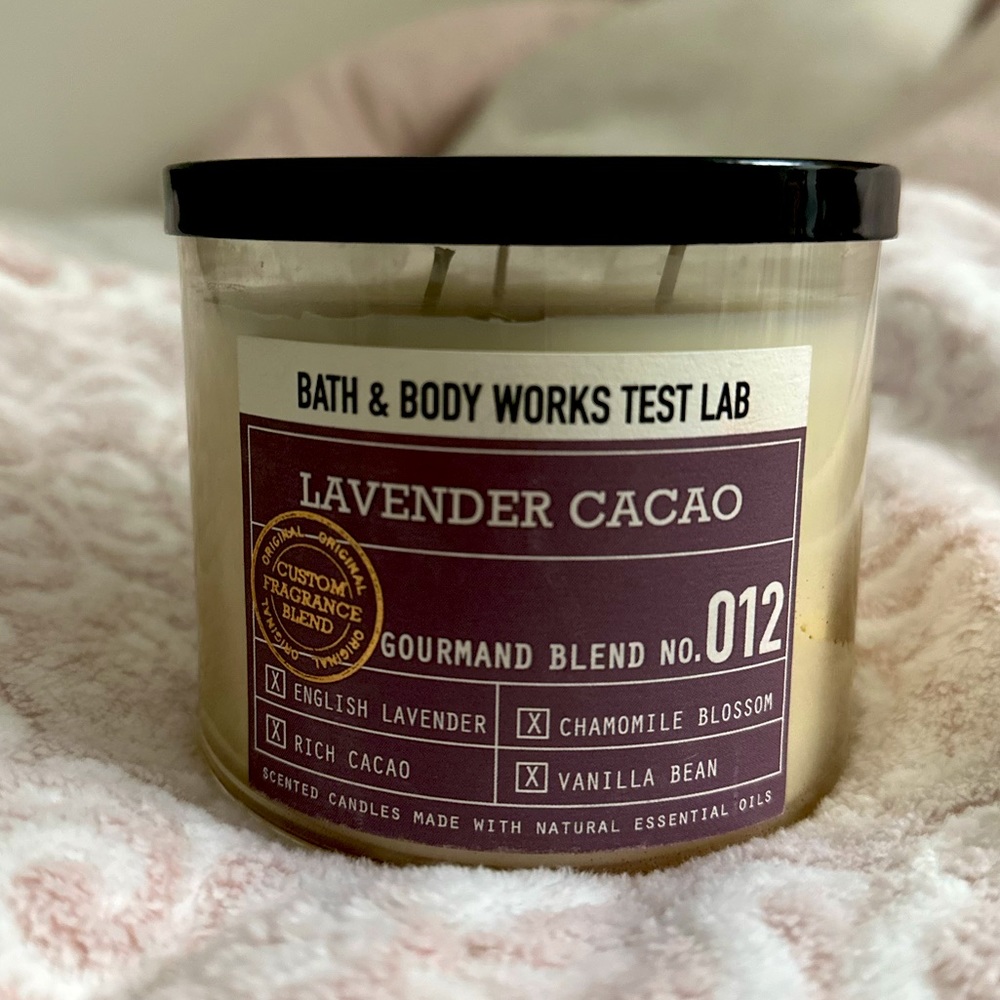 Bath & Body Works 3-wick Candle: Lavender Cacao